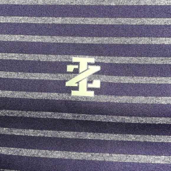 IZOD Golf Polo Mens Large Striped Lightweight - Picture 2 of 13